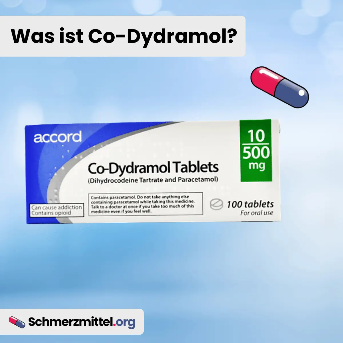 Schmerzmittel Was ist Co-Dydramol