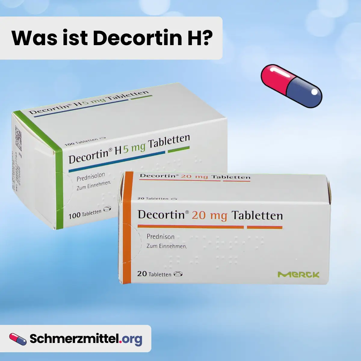 Schmerzmittel Was ist Decortin H