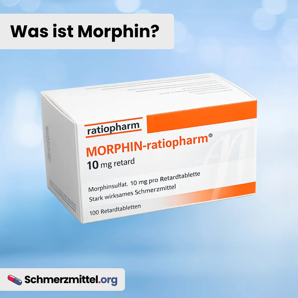 Schmerzmittel Was ist Morphin