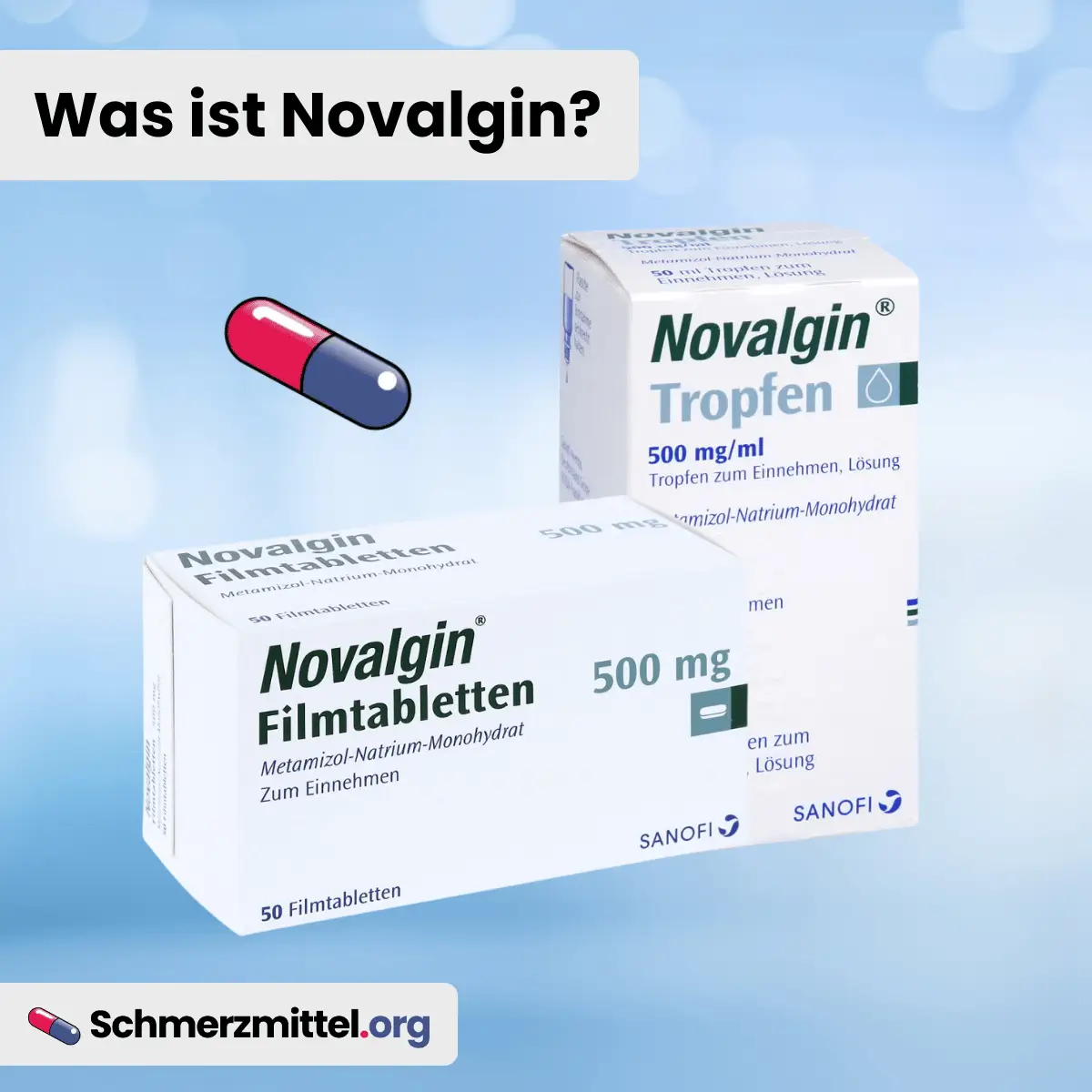 Schmerzmittel Was ist Novalgin