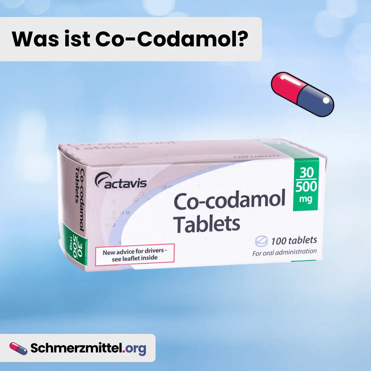 Schmerzmittel Was ist co-codamol