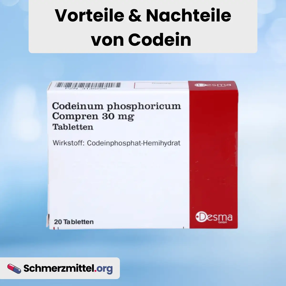 Vorteile Nachteile von Codein