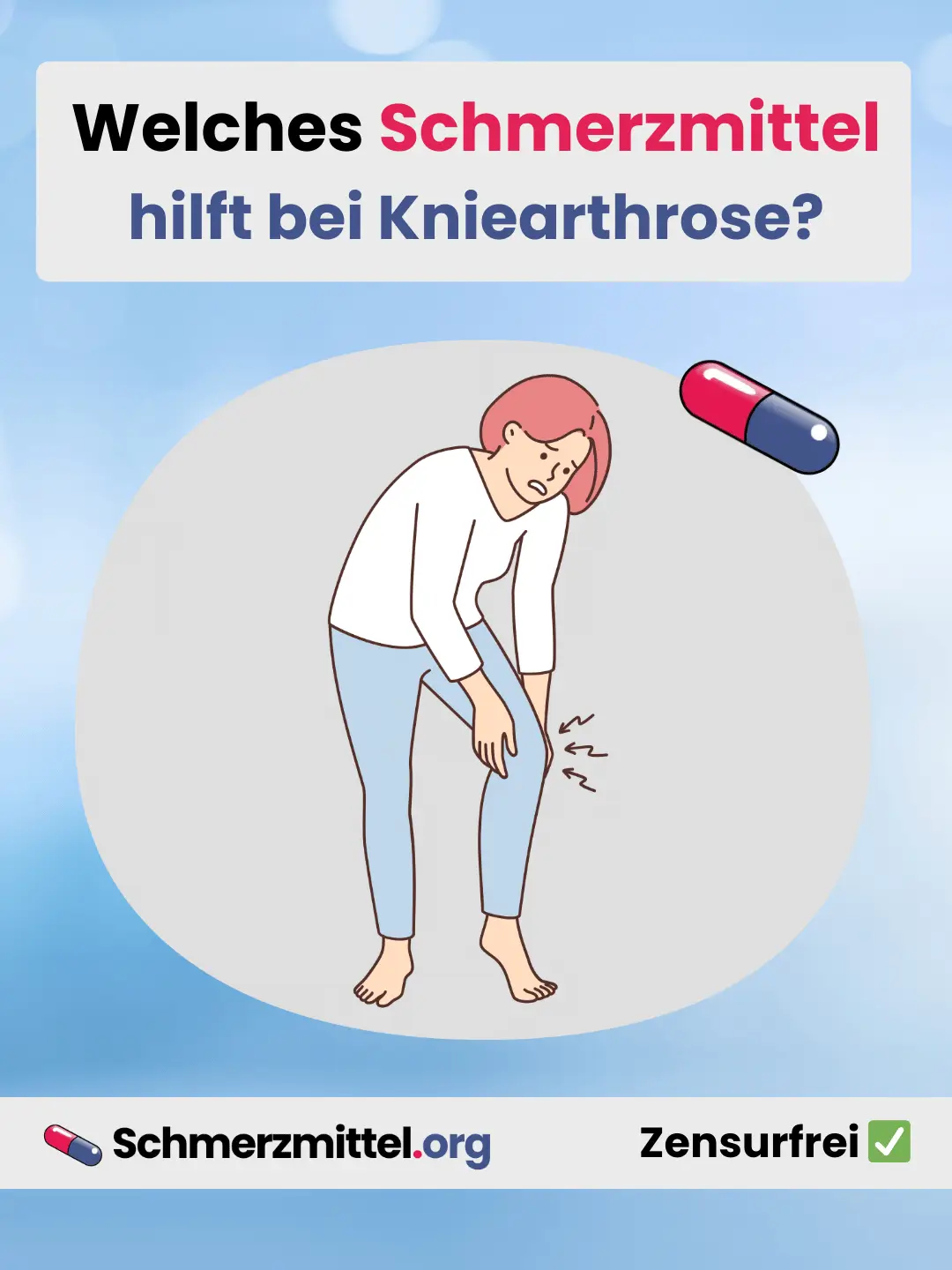 Welches Schmerzmittel bei Kniearthrose schmerzen knie Teilen