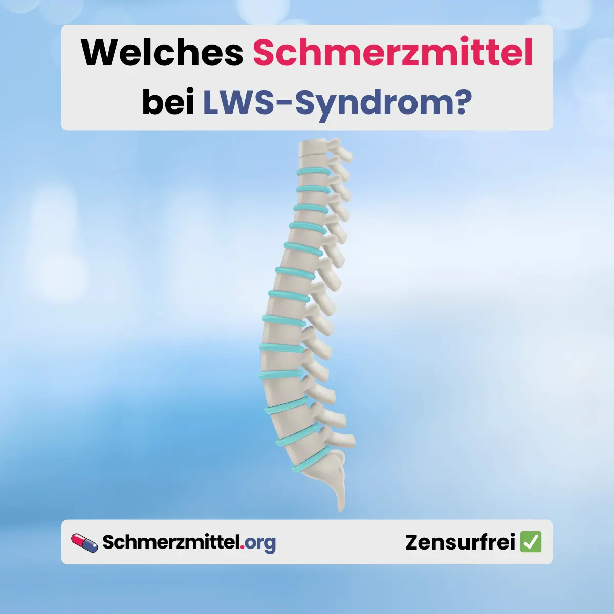 Welches Schmerzmittel bei lws syndrom