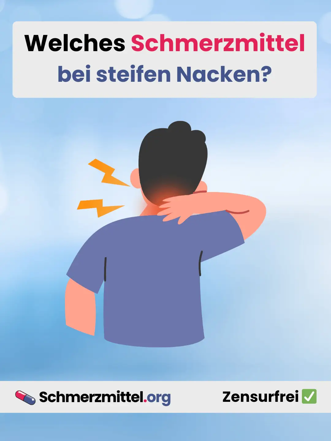 Welches Schmerzmittel bei steifen Nacken Teilen