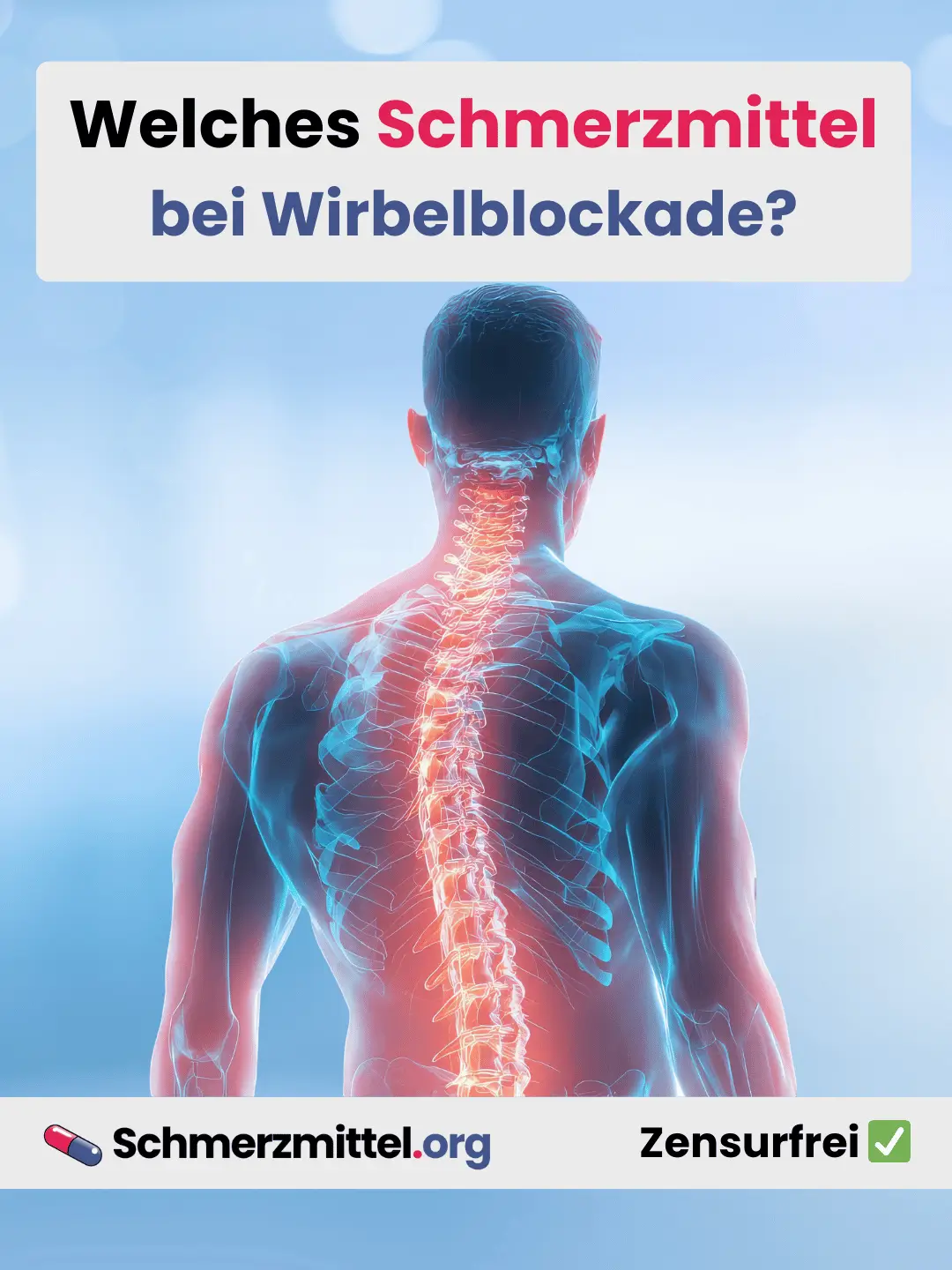 Welches Schmerzmittel bei wirbelblockade Teilen