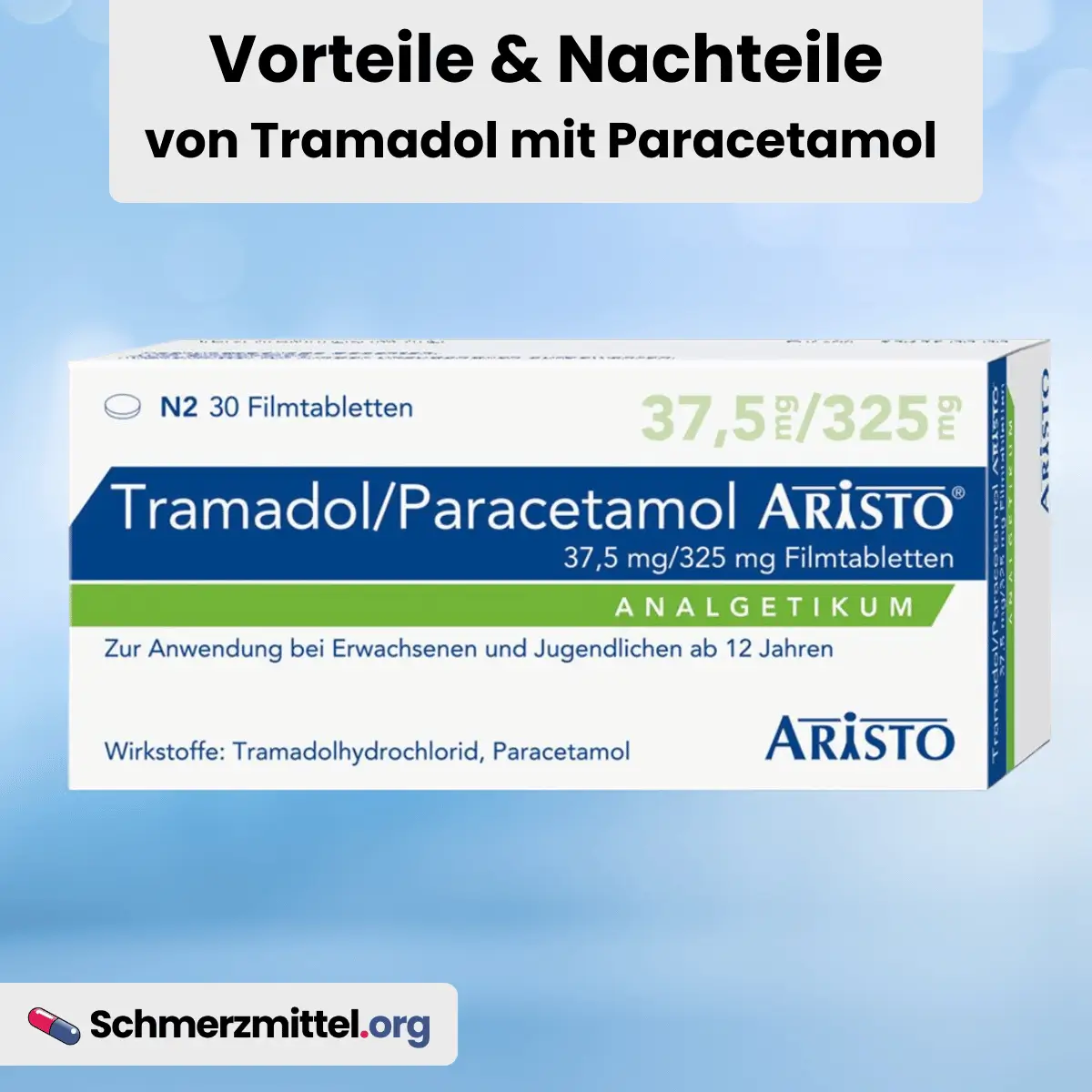 tramadol mit paracetamol vorteile nachteile