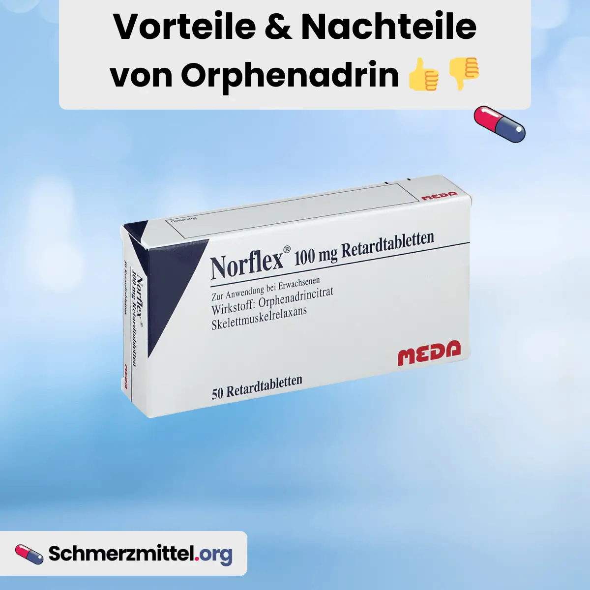 Orphenadrin vorteile nachteile