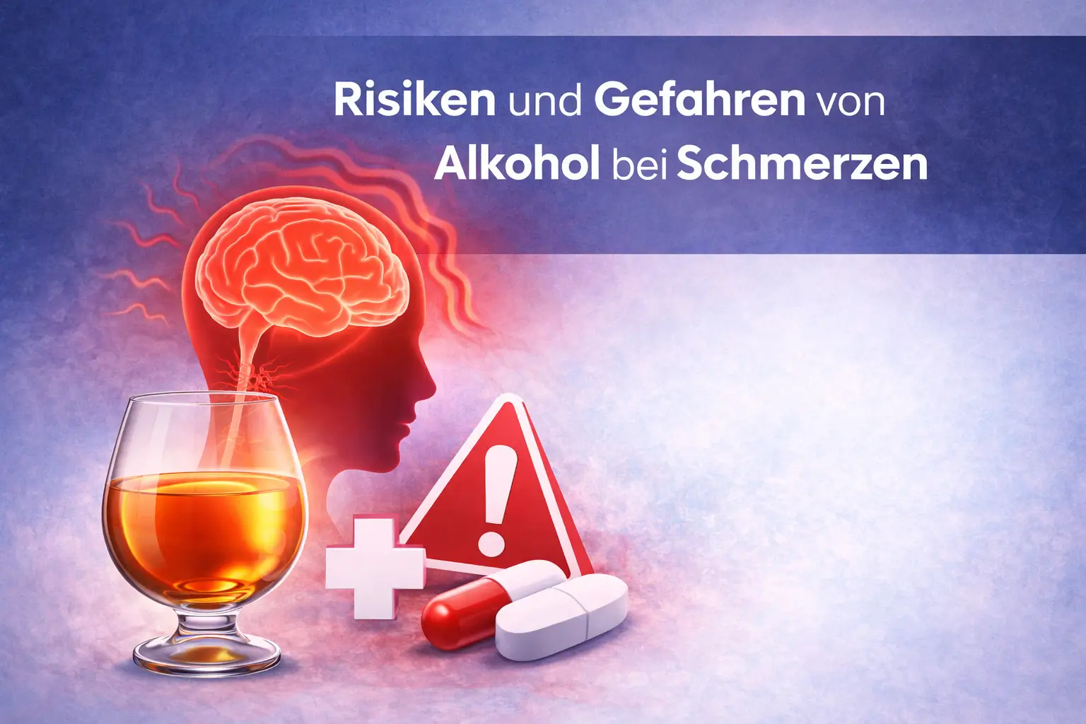 Risiken und Gefahren von Alkohol bei Schmerzen