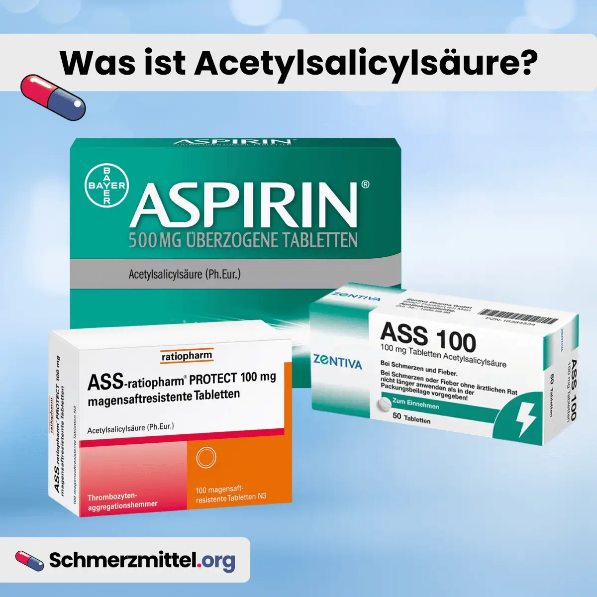 Schmerzmittel Was ist Acetylsalicylsäure