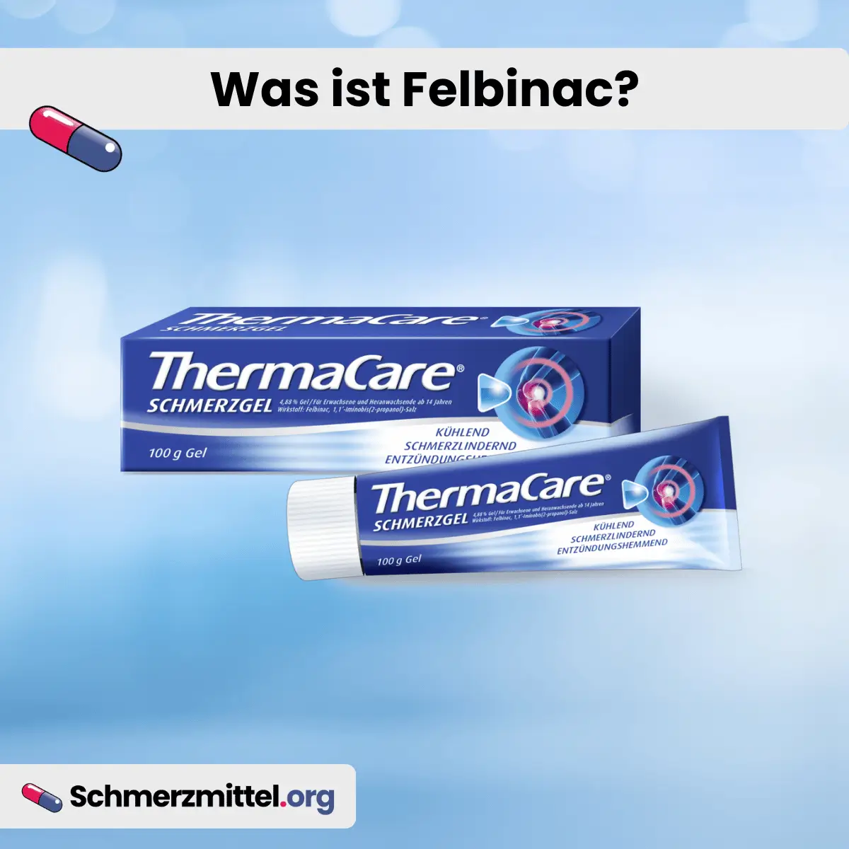 Schmerzmittel Was ist Felbinac thermacare gel