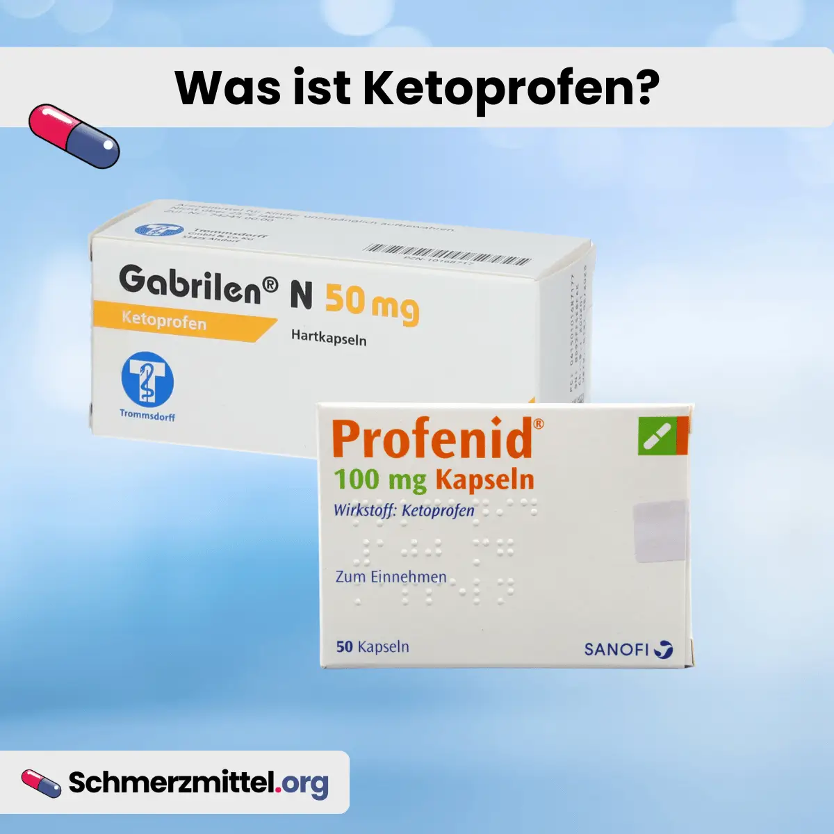 Schmerzmittel Was ist Ketoprofen