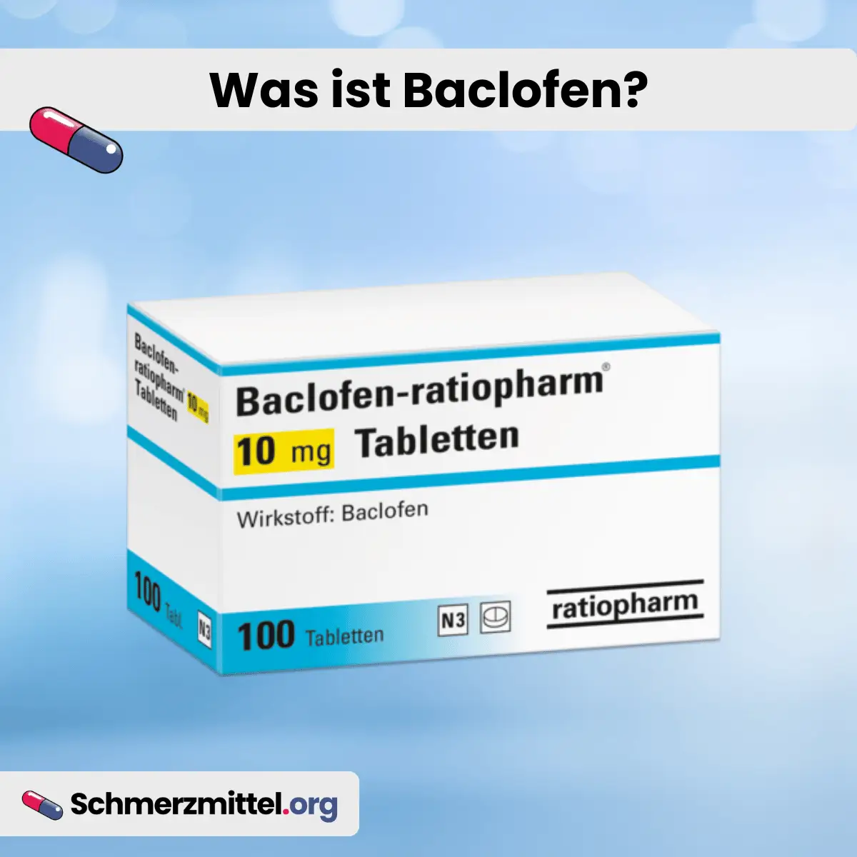 Schmerzmittel Was ist baclofen