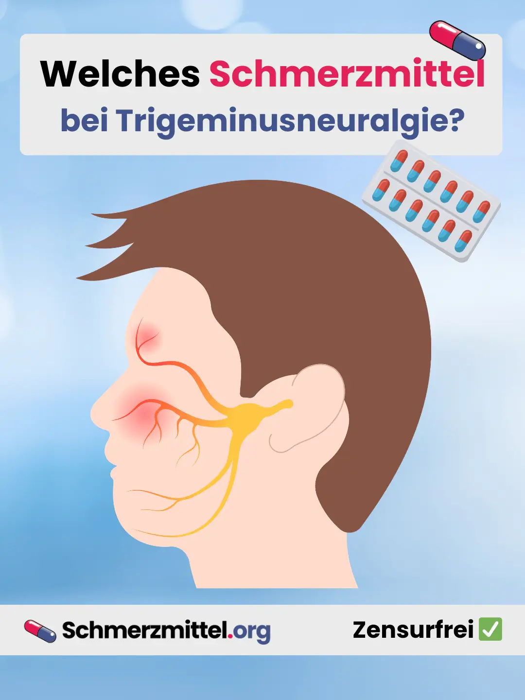 Trigeminusneuralgie Welches Schmerzmittel bei Gesichtsschmerzen