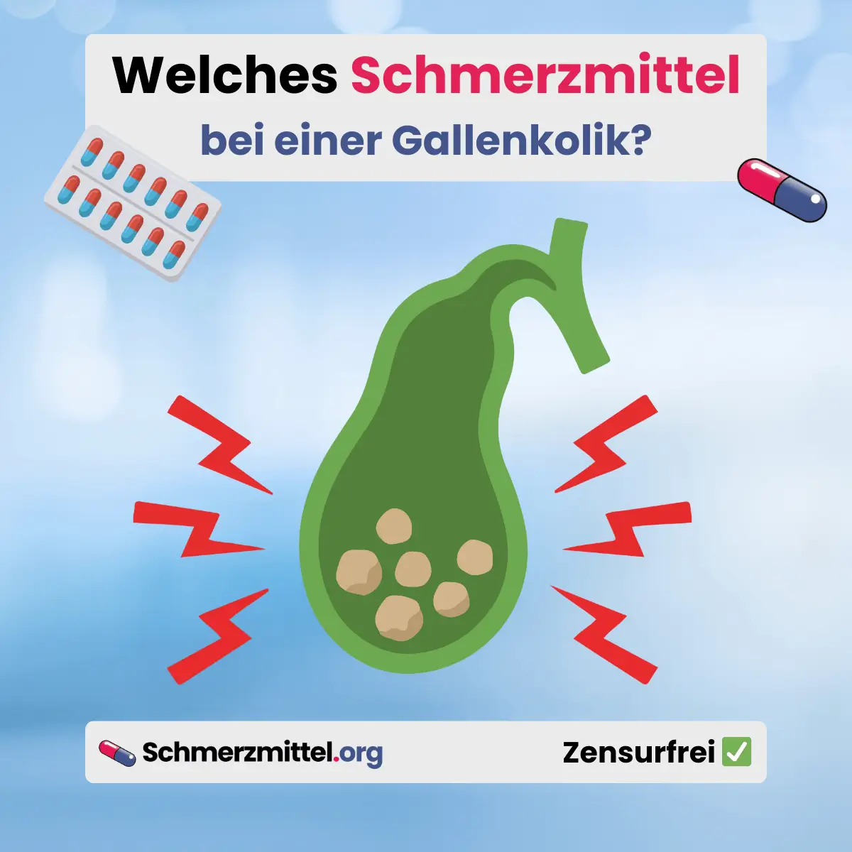 Welches Schmerzmittel bei Gallenkolik