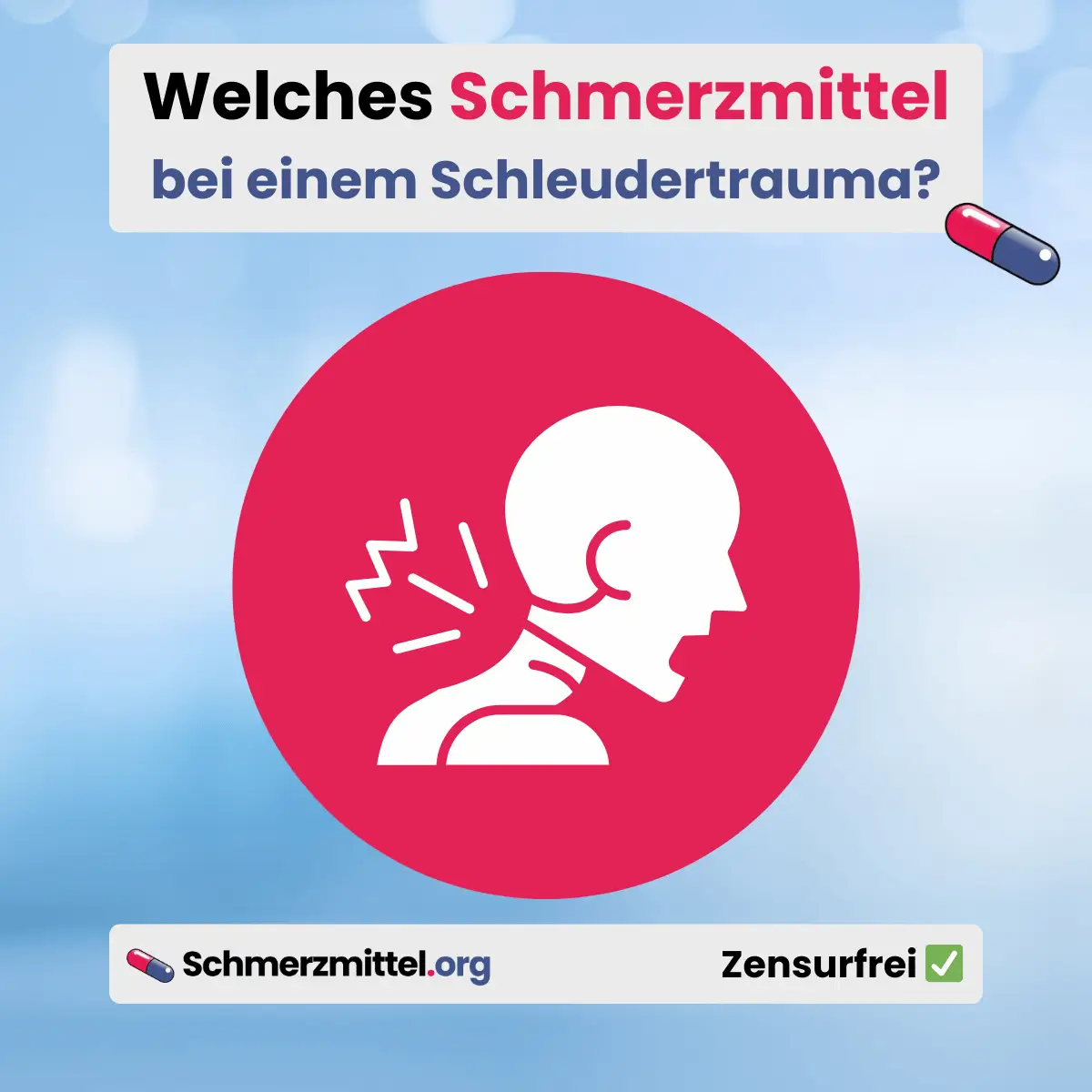 Welches Schmerzmittel bei HWS-Trauma schleudertrauma