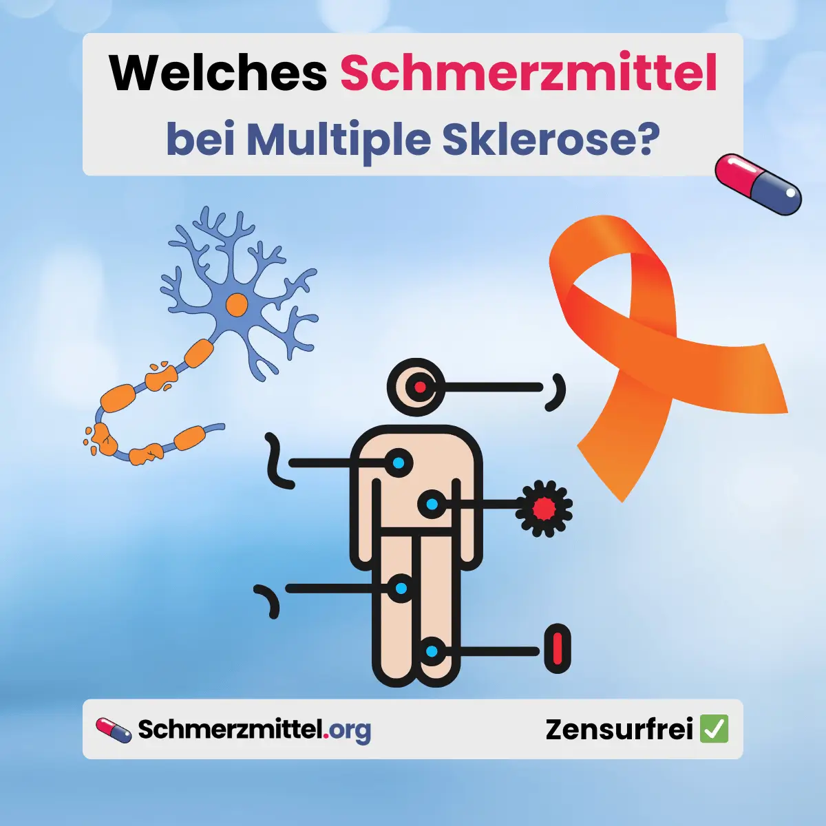 Welches Schmerzmittel bei Multiple Sklerose chronisch-entzündliche demyelinisierende Erkrankung des ZNS