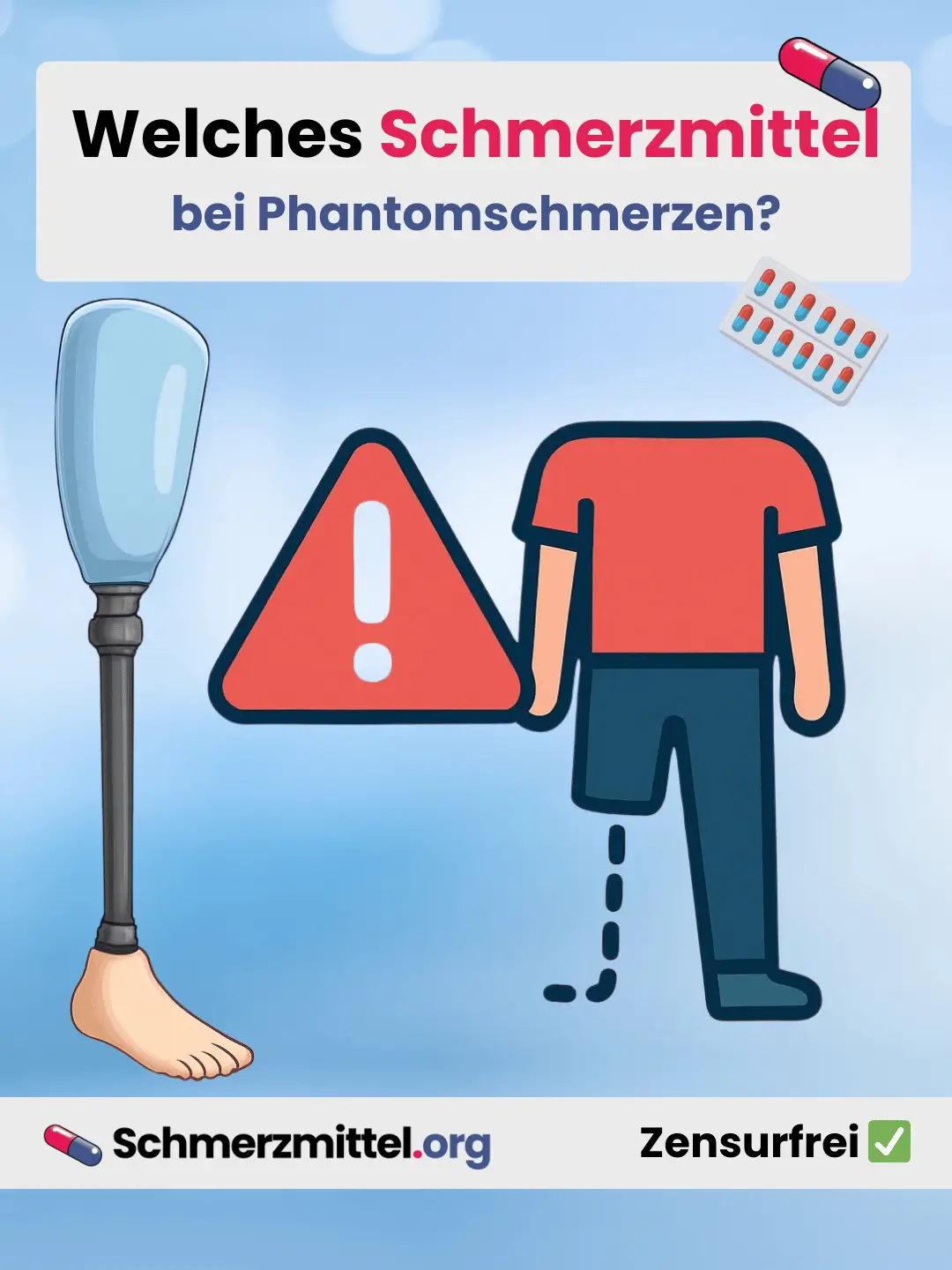 Welches Schmerzmittel bei Phantomschmerzen Teilen postamputativen Schmerzen
