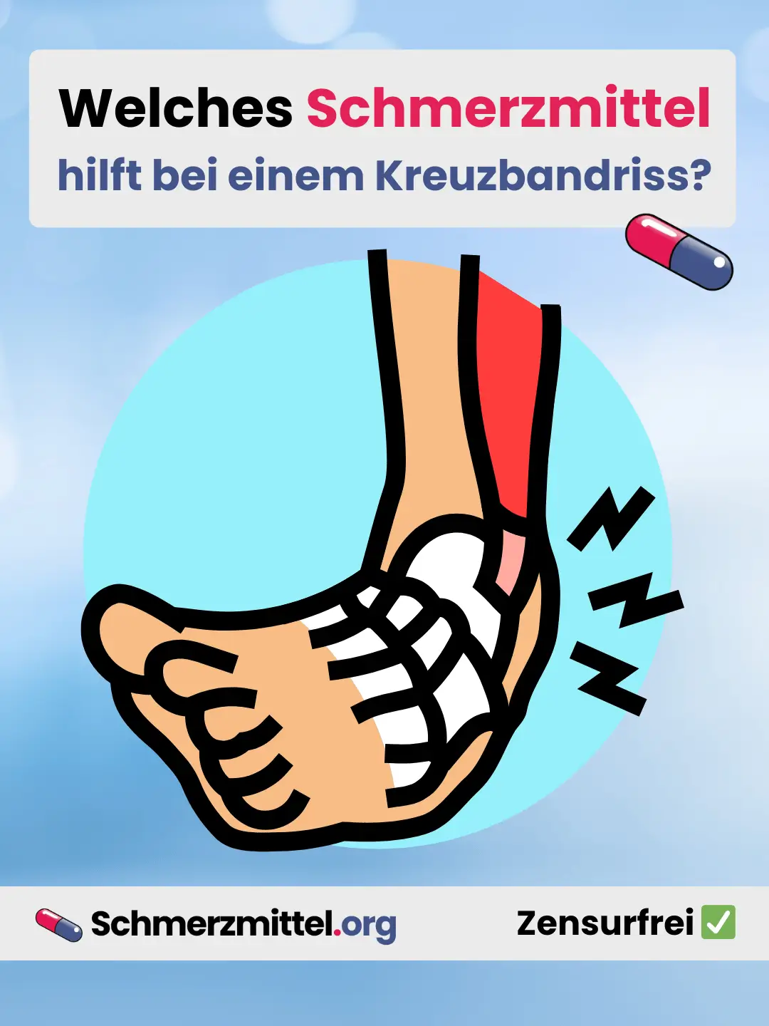 Welches Schmerzmittel bei kreuzbandriss Teilen