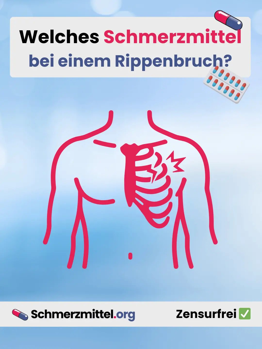 Welches Schmerzmittel bei rippenbruch rippe gebrochen