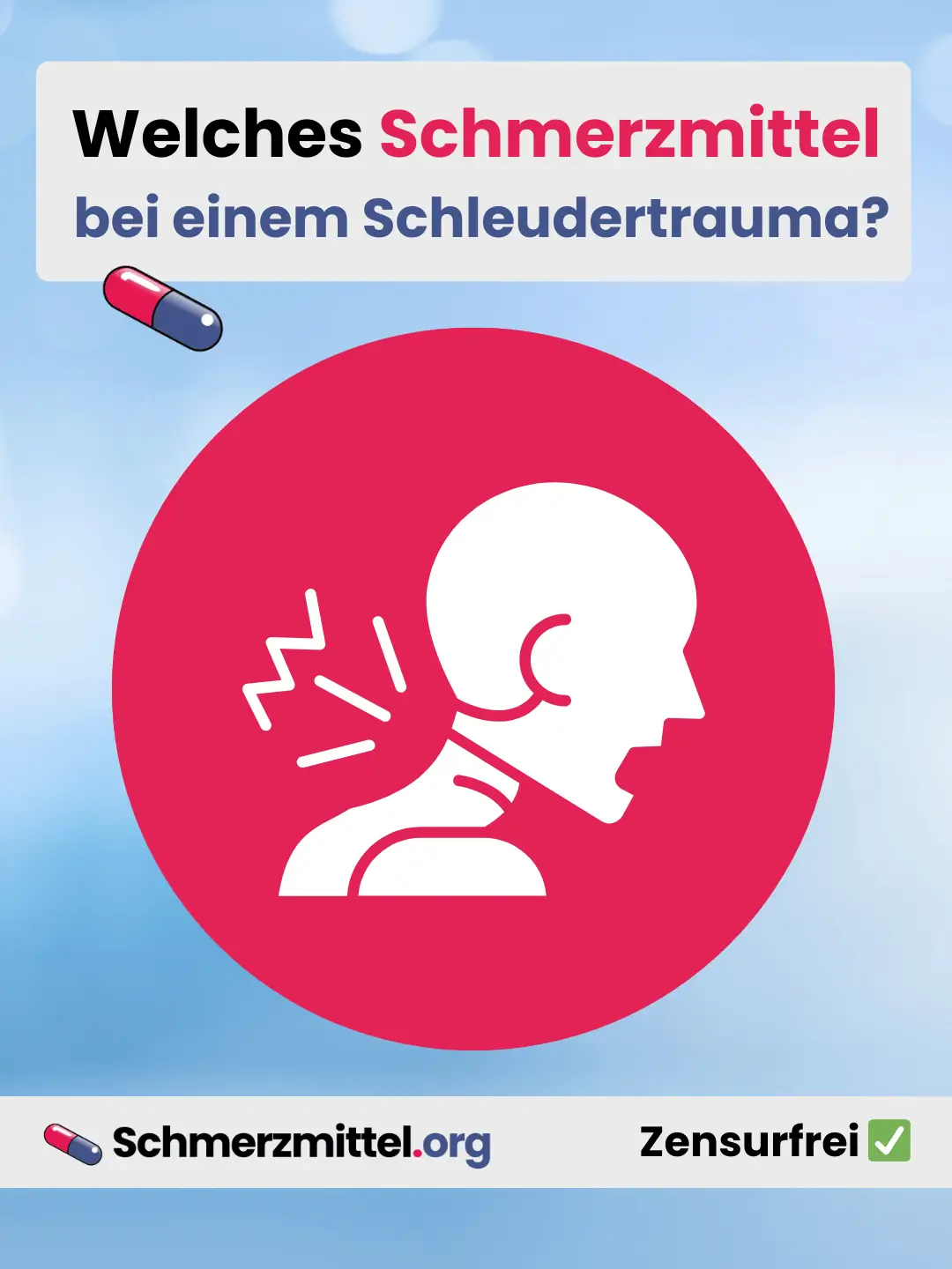 Welches Schmerzmittel bei schleudertrauma HWS-Trauma Teilen