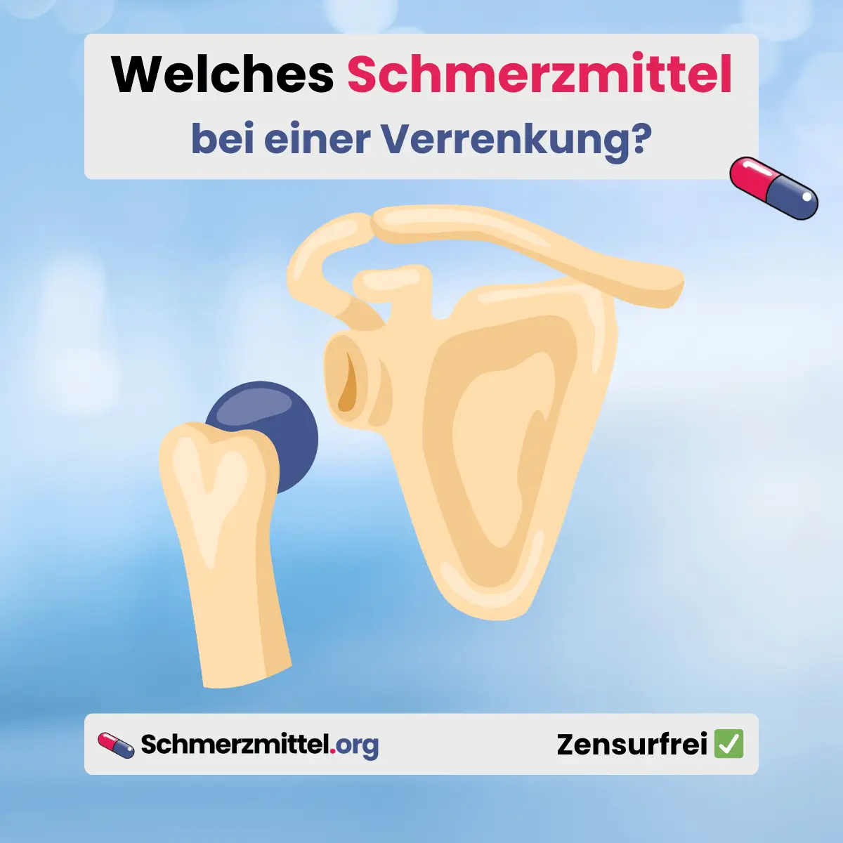 Welches Schmerzmittel bei verrenkung luxation