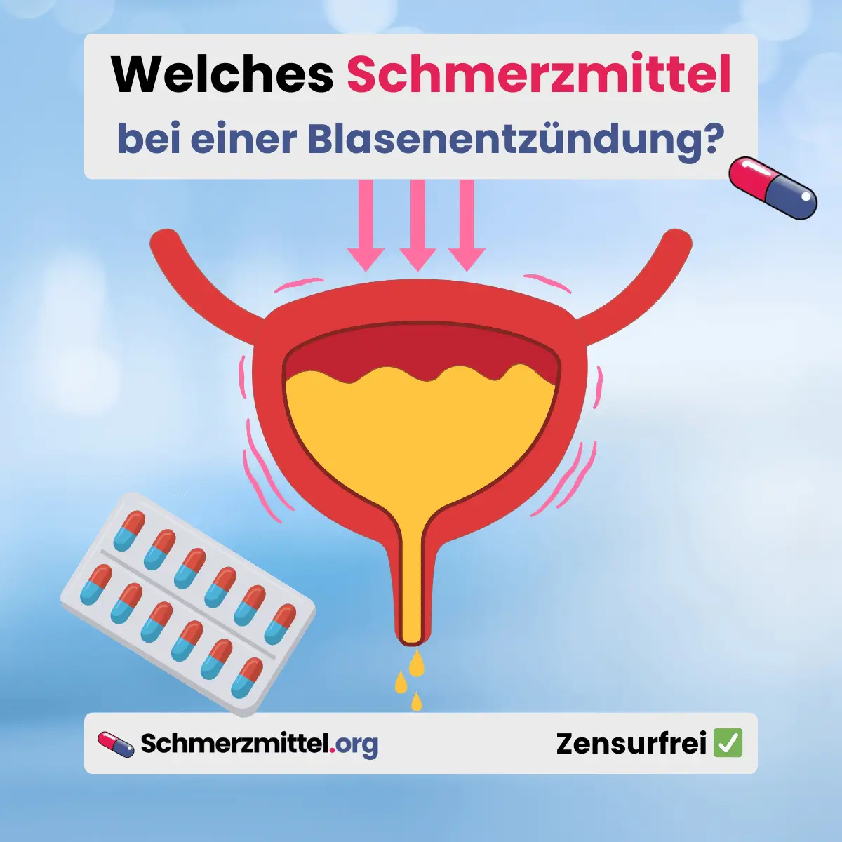 Zystitis Welches Schmerzmittel bei Blasenentzündung Harnwegsinfektion