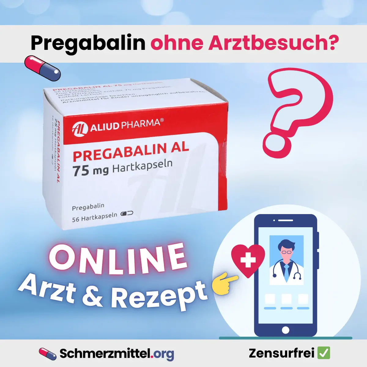 pregabalin ohne Arztbesuch