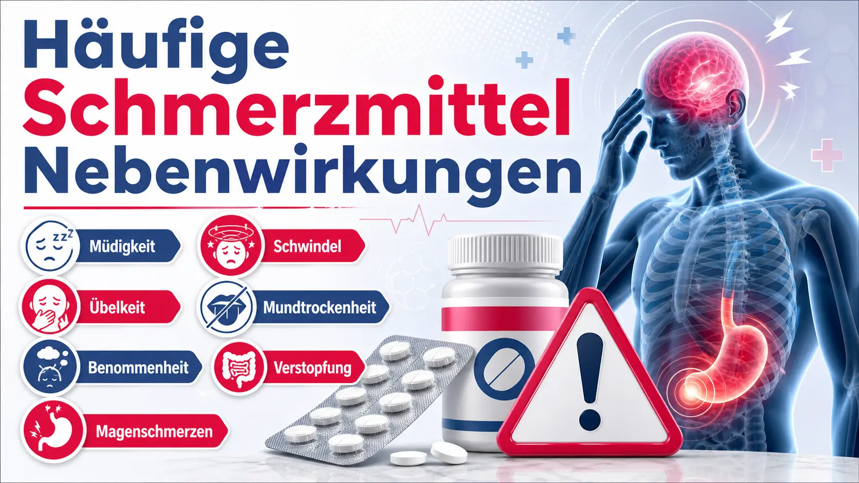 Häufige Schmerzmittel Nebenwirkungen