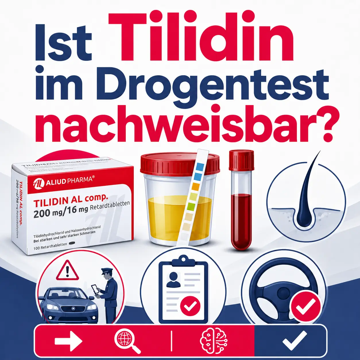 Ist Tilidin im Drogentest nachweisbar