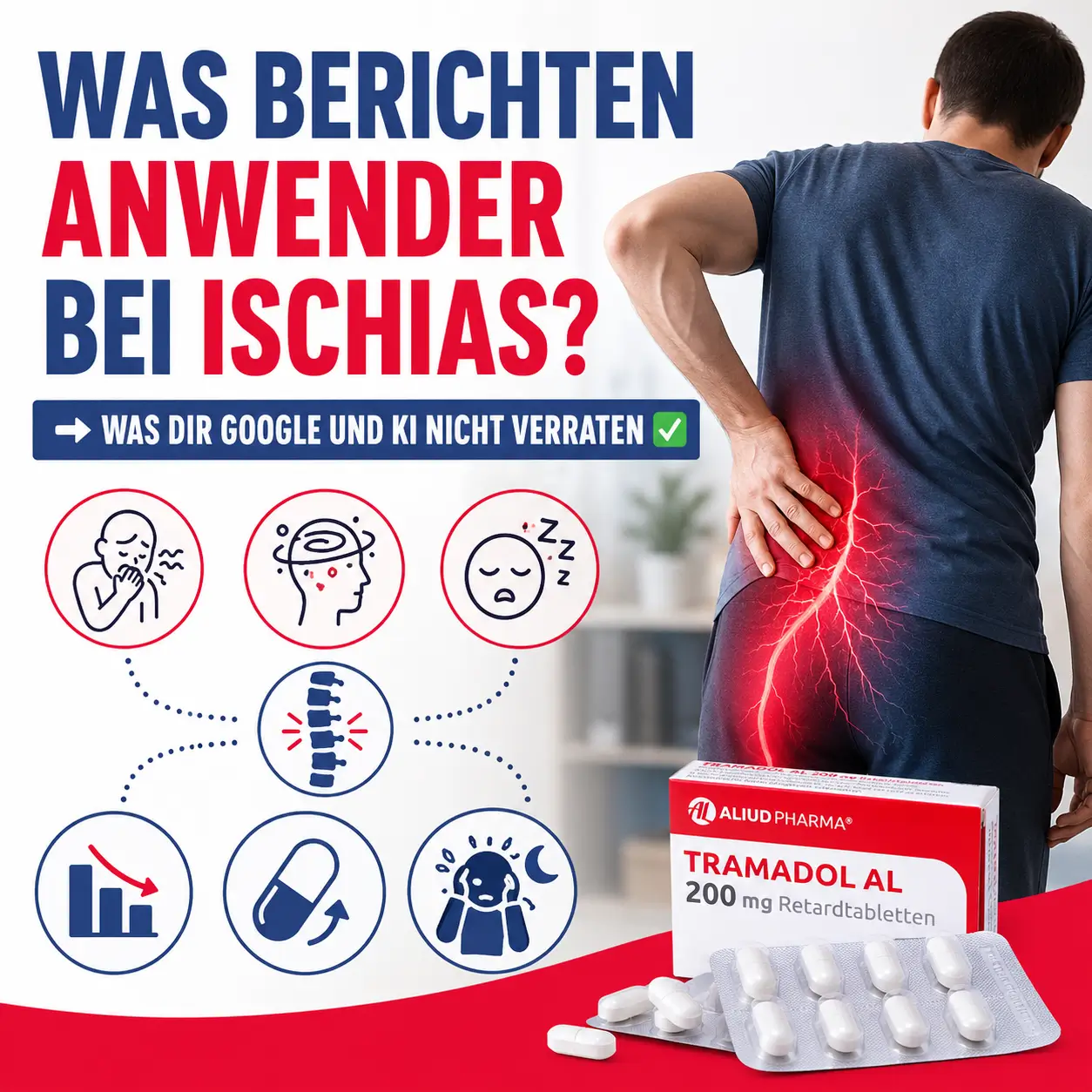 WAS BERICHTEN ANWENDER BEI ISCHIAS tramadol
