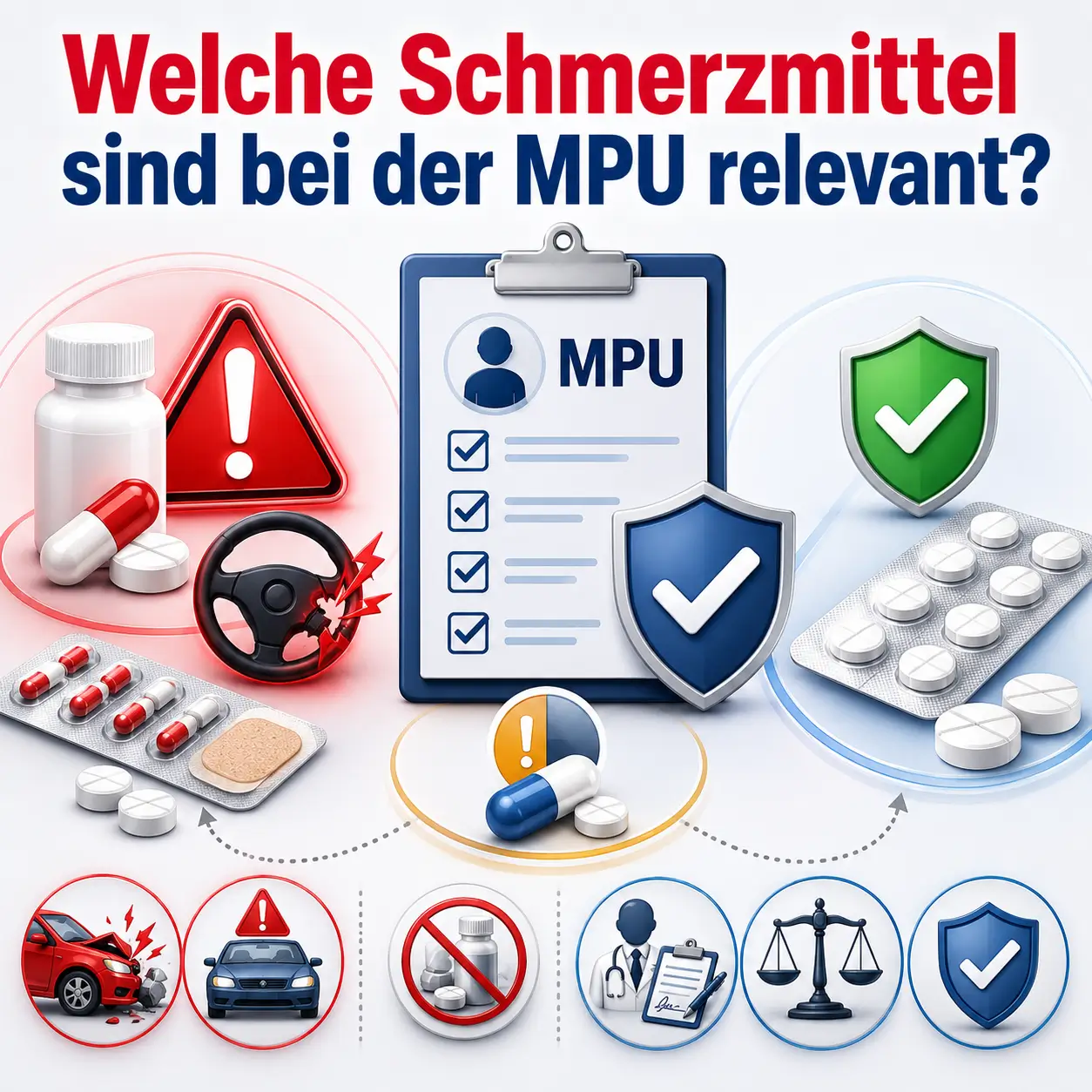 Welche Schmerzmittel sind bei der MPU relevant