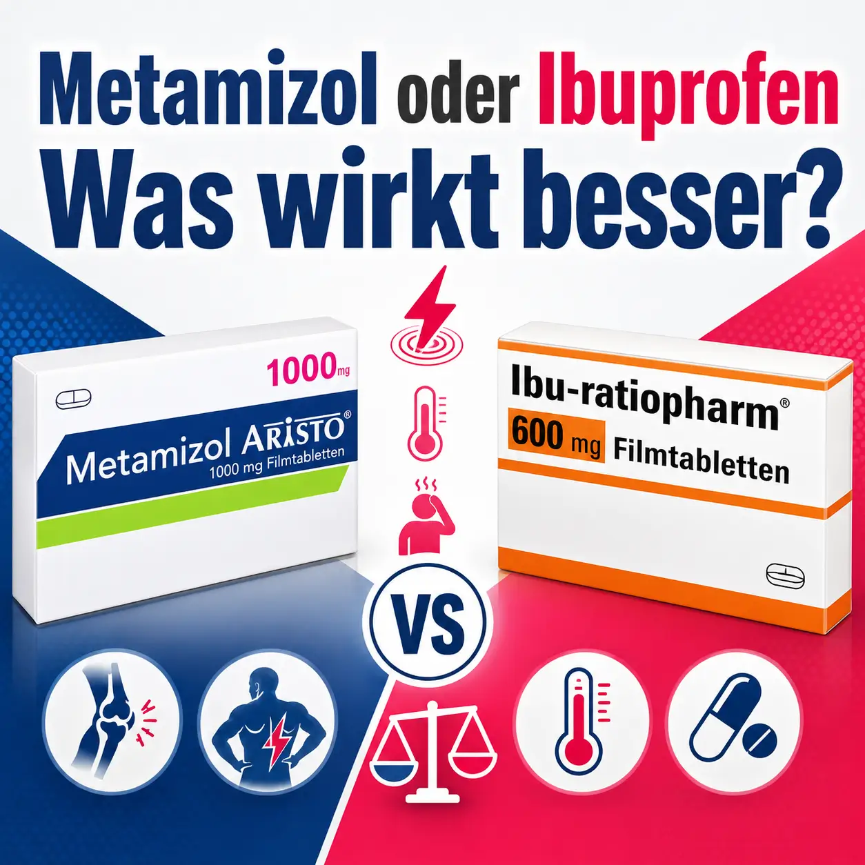 metamizol oder ibuprofen was wirkt besser was ist besser