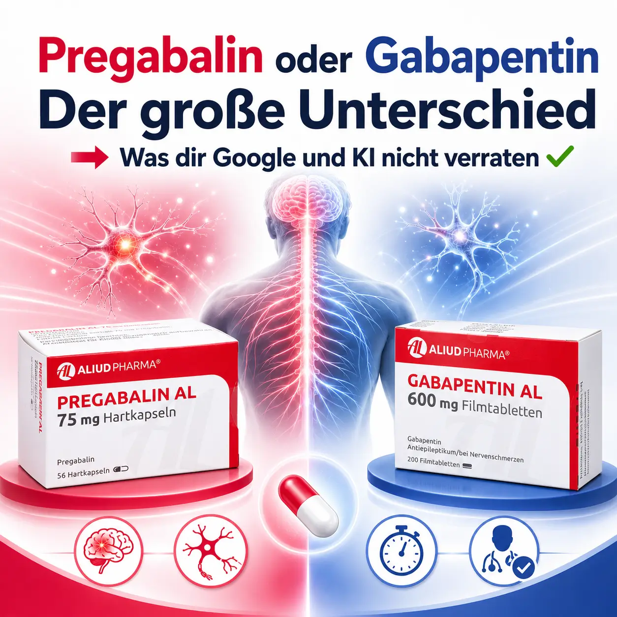 Pregabalin oder Gabapentin Der große Unterschied