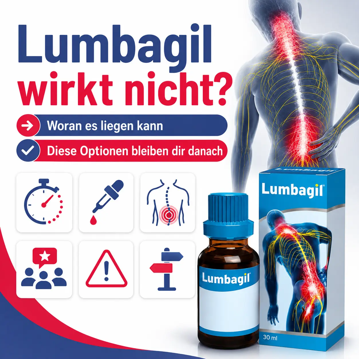 Lumbagil wirkt nicht warum was tun
